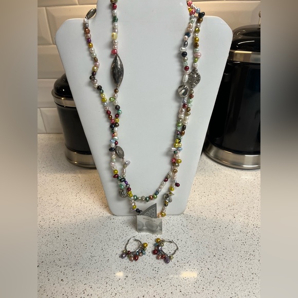 Honora | Jewelry | Long Strand Honora Of Multi Colored Genuine Pearls ...